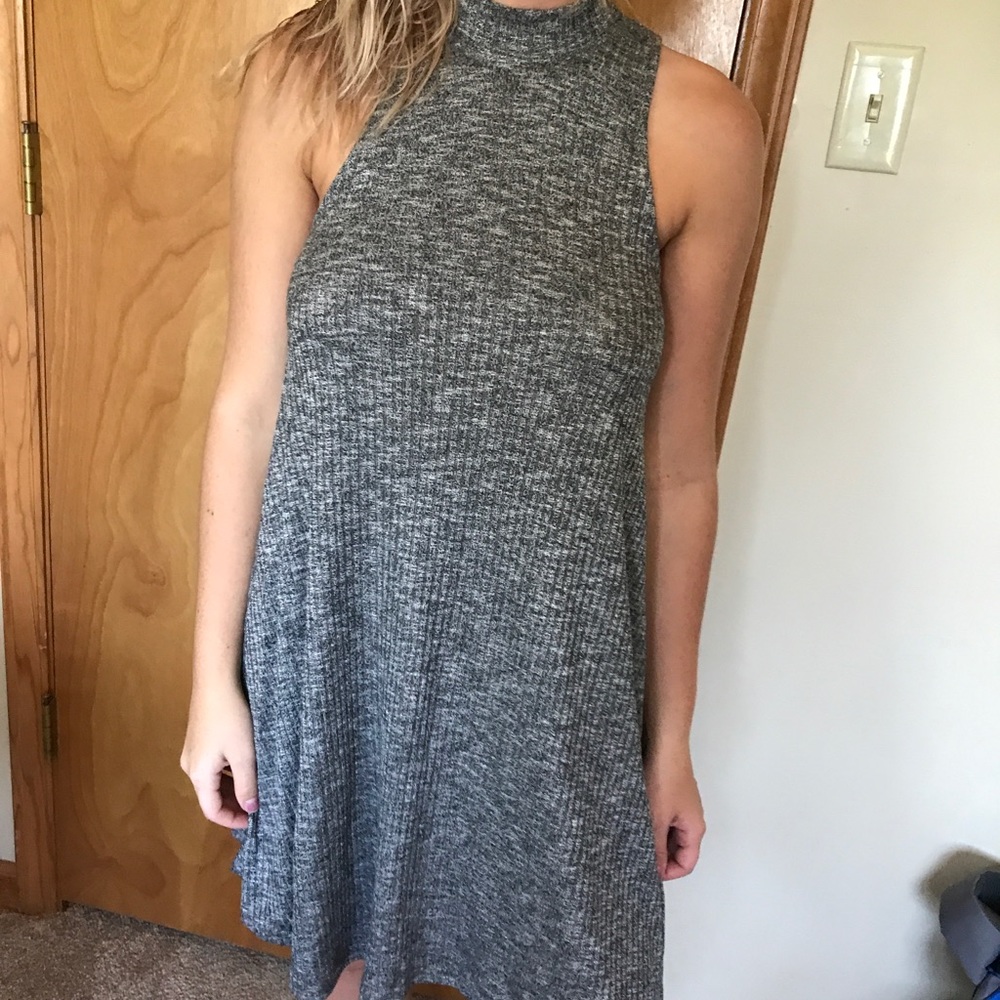 Hollister gray sweater Skater Dress Size S